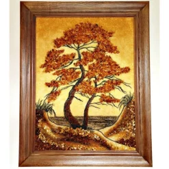 Landschaftsbild Bernstein Bild Geschenkartikel bm112