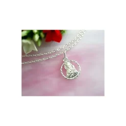 Medaillon Maria mit Jesus Silber 925 Devotionalien SH54