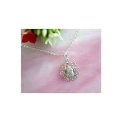 Medaillon Maria mit Jesus Silber 925 Devotionalien SH53