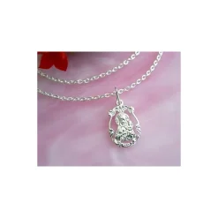 Medaillon Maria mit Jesus Silber 925 Devotionalien SH55