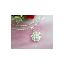 Medaillon Maria mit Jesus Silber 925 Devotionalien SH57