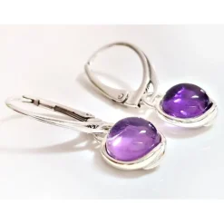 Ohrhänger Silber 925 Amethyst lila sm154