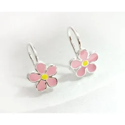 Ohrhänger Silber 925 Blume Kinderschmuck AK118