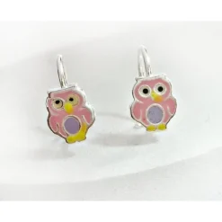 Ohrhänger Silber 925 Eule Kinderschmuck AK114