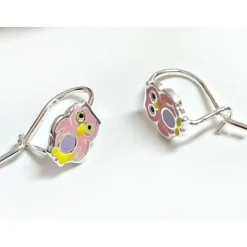 Ohrhänger Silber 925 Eule Kinderschmuck AK114