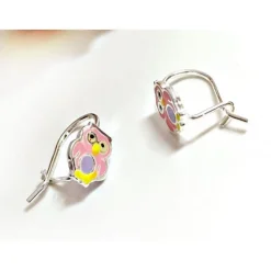 Ohrhänger Silber 925 Eule Kinderschmuck AK114