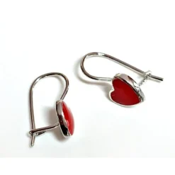 Ohrhänger Silber 925 Herz Kinderschmuck AK116