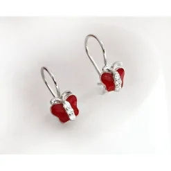 Ohrhänger Silber 925 Schmetterling Kinderschmuck AK115