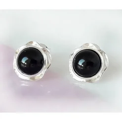 Ohrstecker mit Onyx Silber 925 se150
