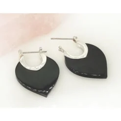 Ohrstecker mit Onyx Silber 925 se162