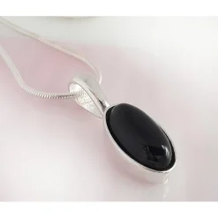 Onyx Anhänger Silber 925 se140-1