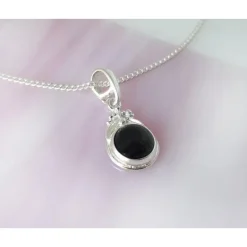 Onyx Anhänger Silber 925 se155