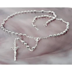 Rosenkranz Silber 925 Devotionalien Sterlingsilber kb110