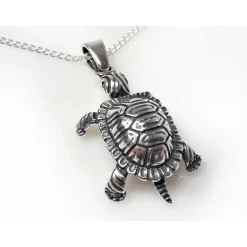 Schildkröte Silber Anhänger Schildkröte su342