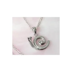 Schnecke Anhänger Silber 925 Silberschmuck SU296