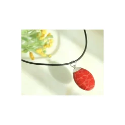 Silberschmuck - Anhänger m. Schaumkoralle Silber-925 (KL23)
