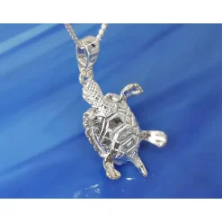 Silberschmuck - Anhänger Schildkröte Silber-925 su343