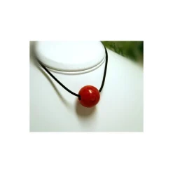 Silberschmuck - Collier m. Schaumkoralle (SP83)