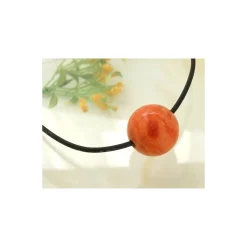 Silberschmuck - Collier m. Schaumkoralle (KL11)