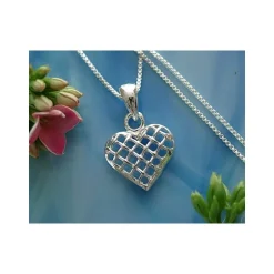 Silberschmuck - Damen Anhänger Herz  Silber-925  MO