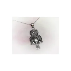 Silberschmuck - Eulen Anhänger Silber-925 SU82