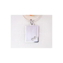 Silberschmuck - Herz Silber Platte Anhänger Silber-925 ST52