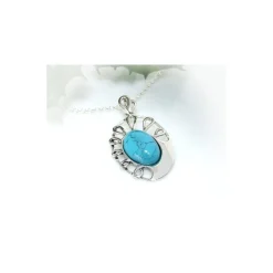 Türkisschmuck - Türkisanhänger Silber-925 (GZ50)