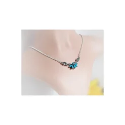 Türkisschmuck - Türkiscollier SD06 Silber-925 (SD06)